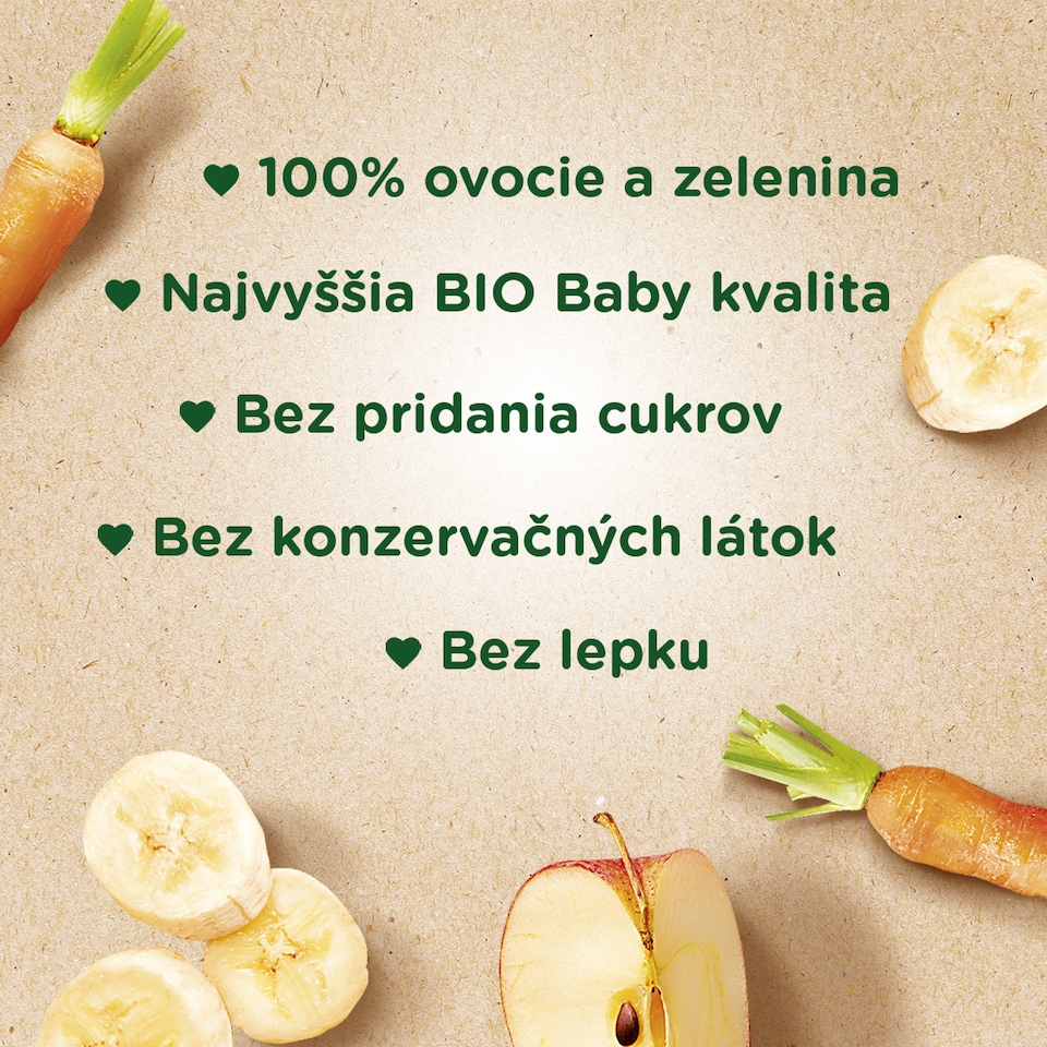 image 1 of Sunar Organic Apple, Banana, Carrot 100 g