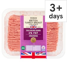 Tesco British Turkey Breast Mince 2% Fat 500G