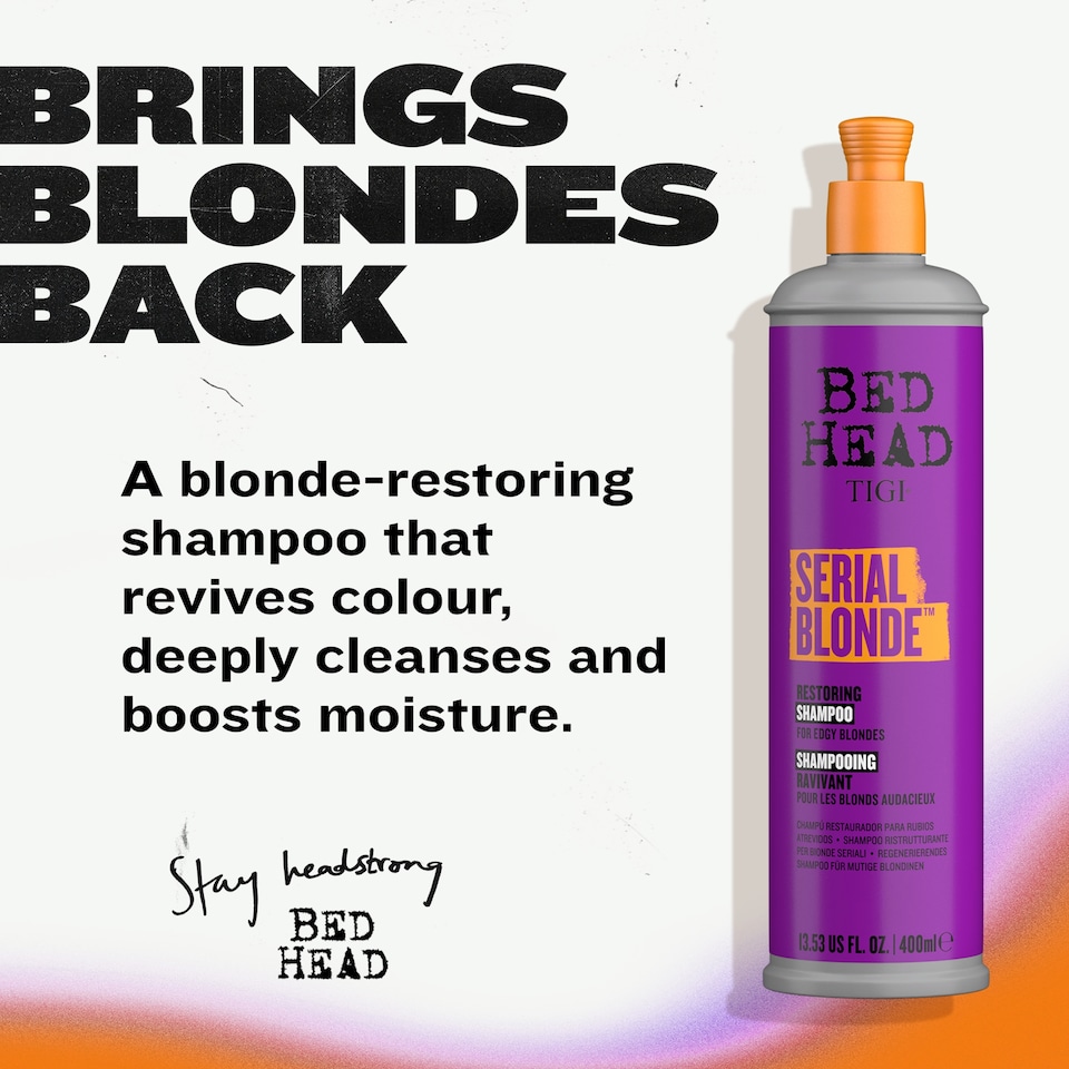 image 1 of Bed Head Tigi Serial Blonde Shampoo 400Ml