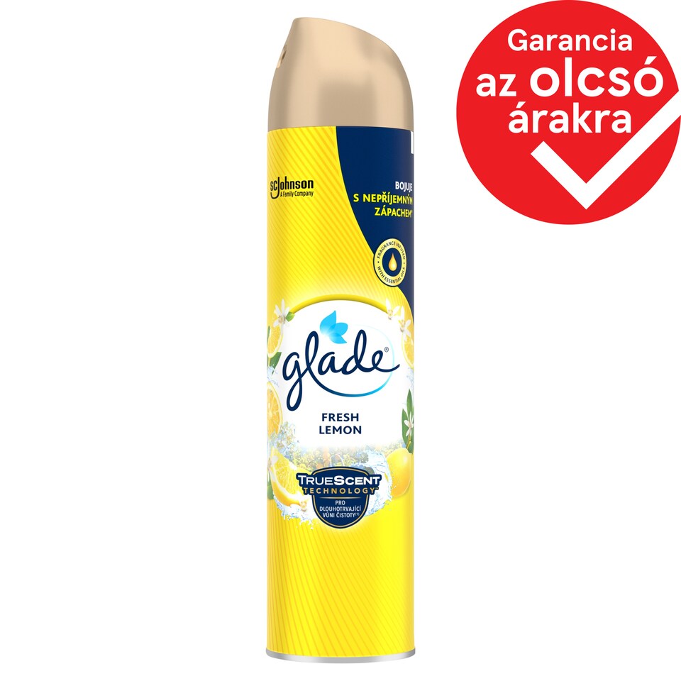 Glade Fresh Lemon légfrissítő aeroszol 300 ml