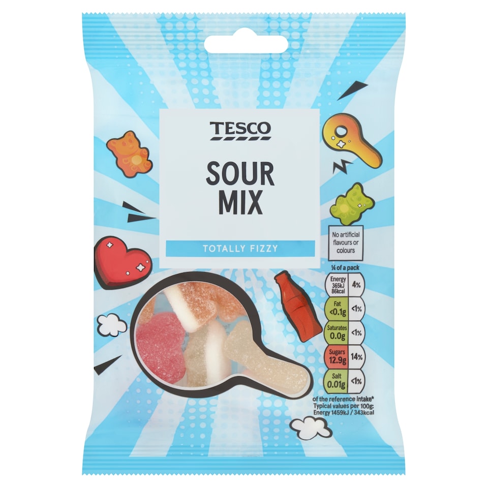 Tesco Sour Mix 100g