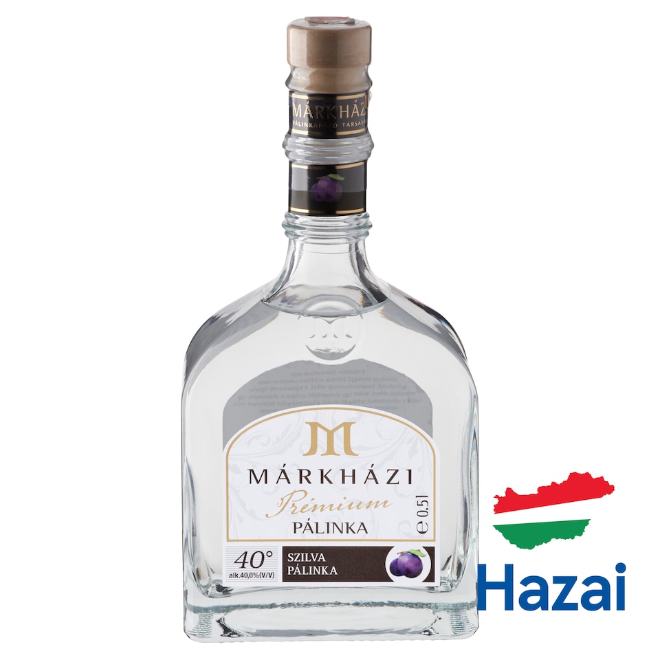 Márkházi Prémium szilva pálinka 40% 0,5 l