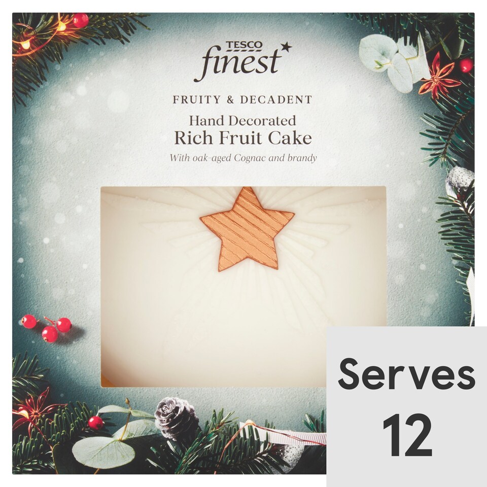 Tesco Finest Rich Fruit Cake 907G Tesco Groceries