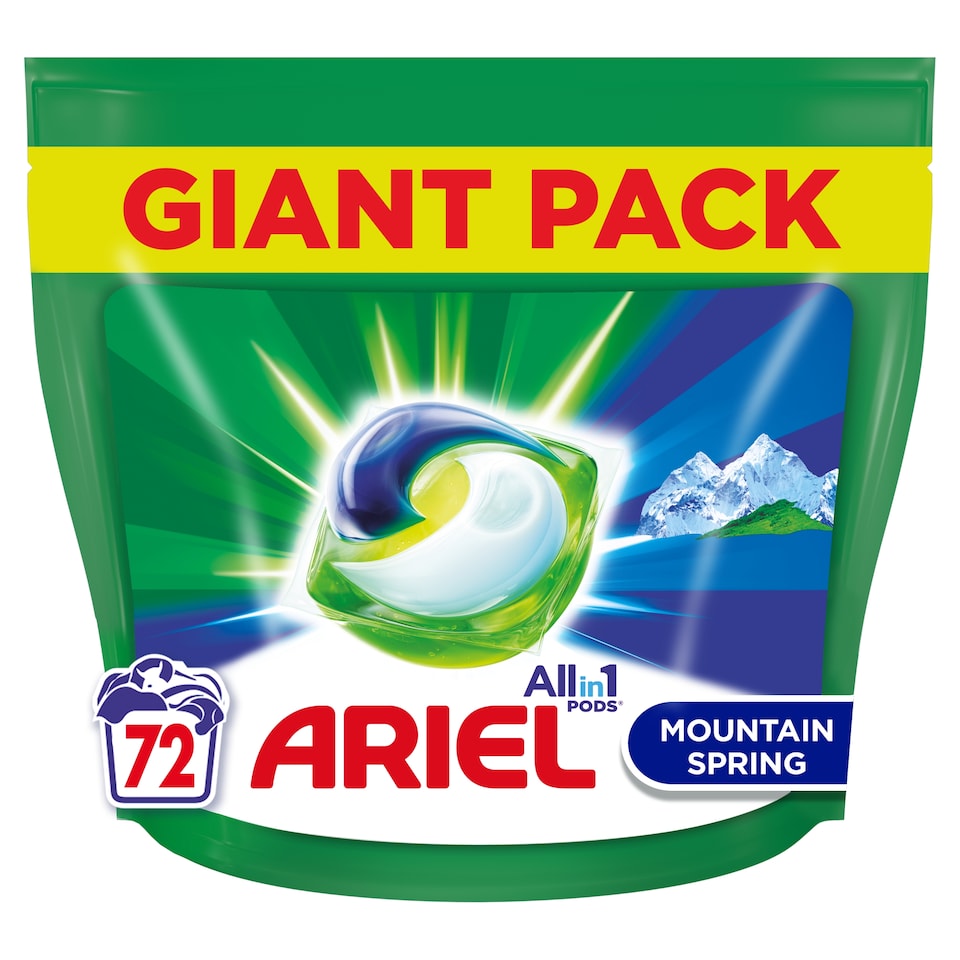 Ariel All-in-1 PODS Mosókapszula 72 Mosáshoz  1. kép