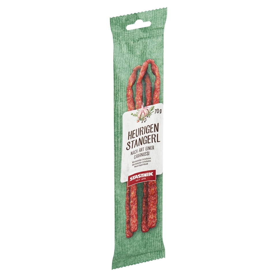Obrázek 1 pro produkt Stastnik Mini klobásky á la kabanos 70g