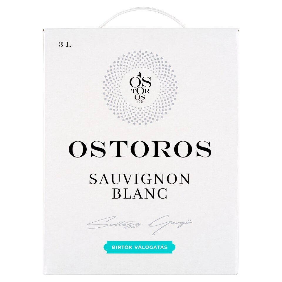 image 1 of Ostorosbor Bag-In-Box Felső-Magyarországi Sauvignon Blanc Dry White Wine 11,5% 3 l