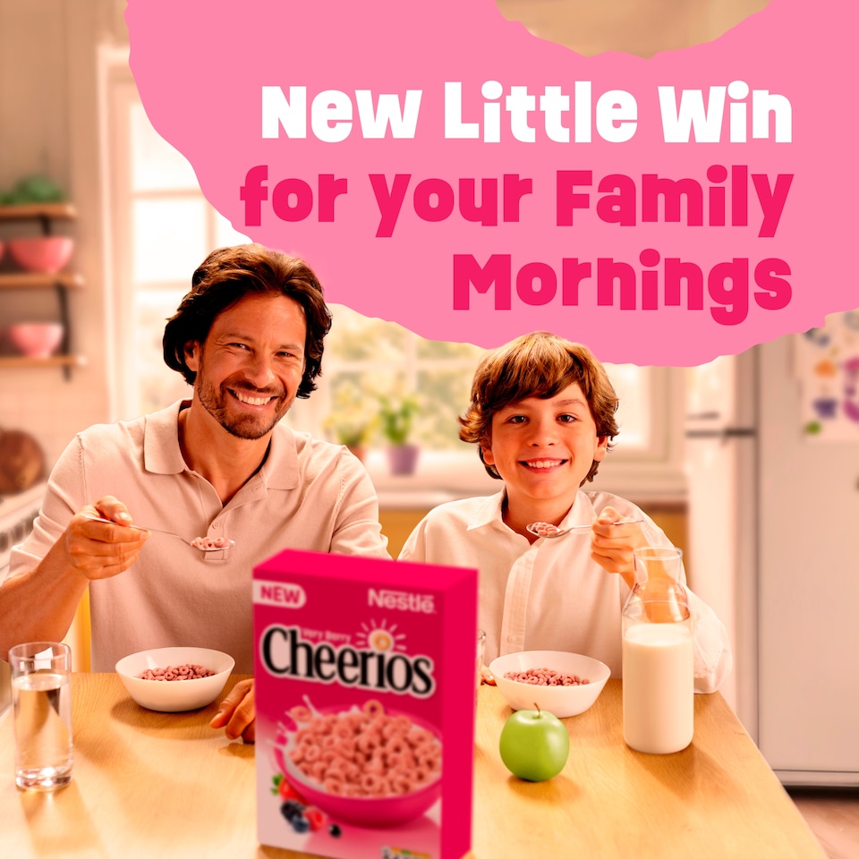 image 1 of Nestlé Cheerios Very Berry Multigrain Hoop Breakfast Cereal 435g