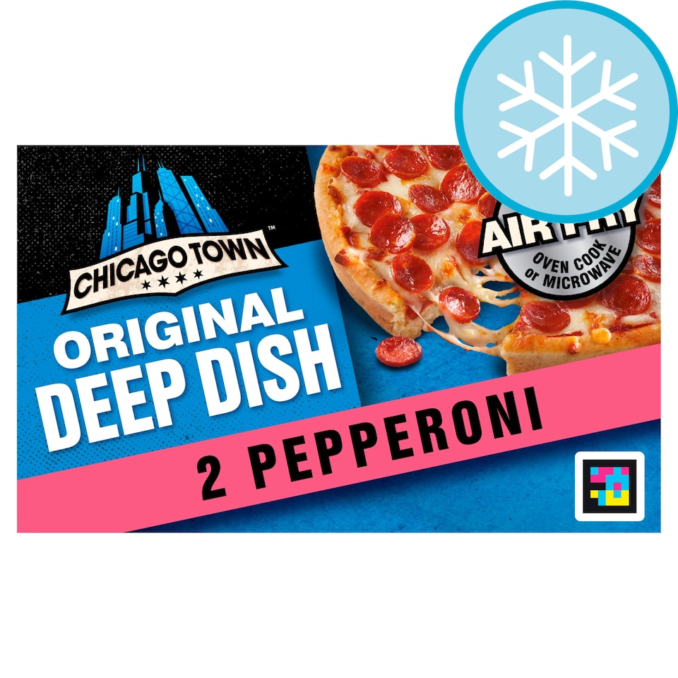 image 1 of Chicago Town Deep Dish Pepperoni Pizzas 2 X 155G