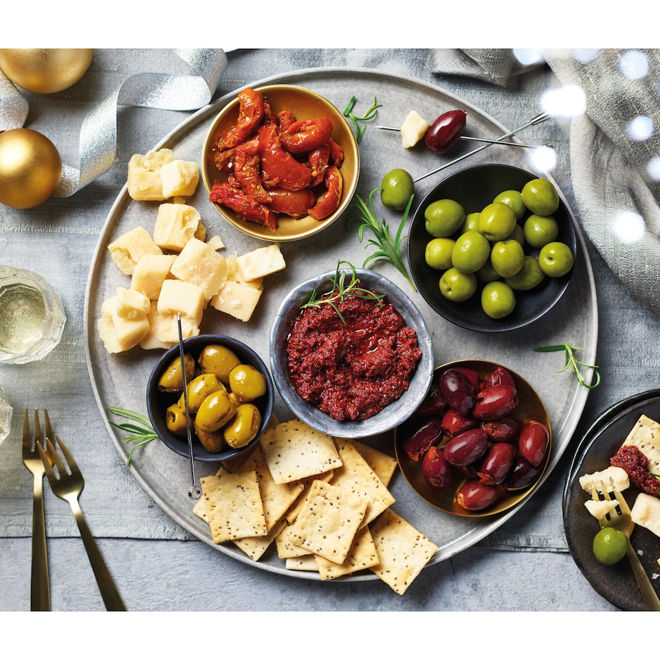 image 1 of 89. Tesco Finest Olive & Antipasti Selection Platter 685g (Serves 10)