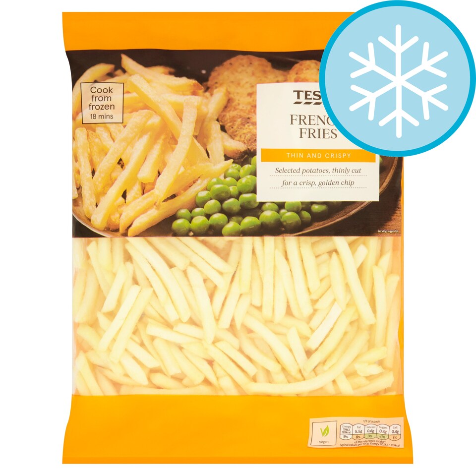 Tesco French Fries 900G
