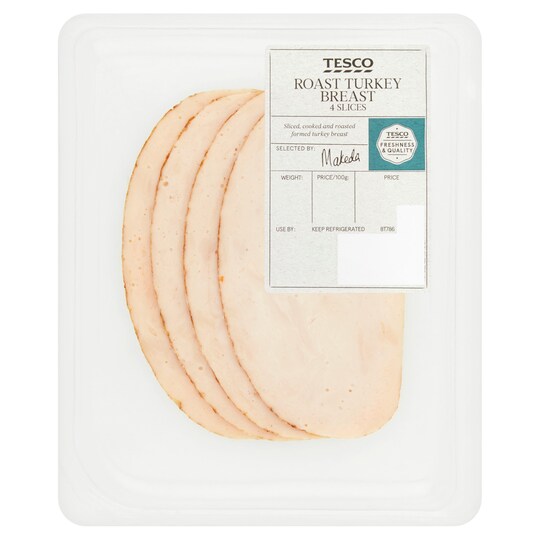 From The Deli Roast Turkey 4 Slices Tesco Groceries