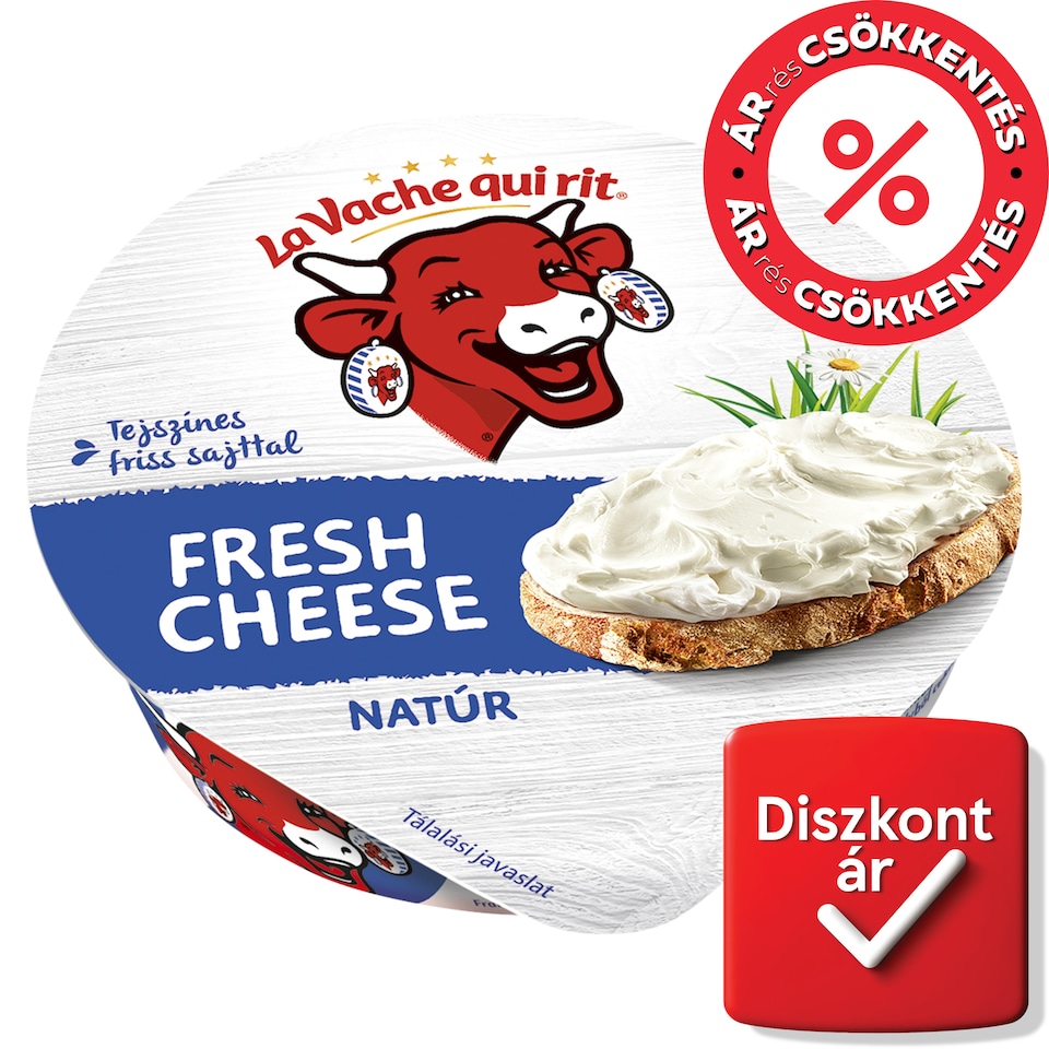 La Vache Qui Rit natúr szendvicskrém tejszínes friss sajttal 80 g