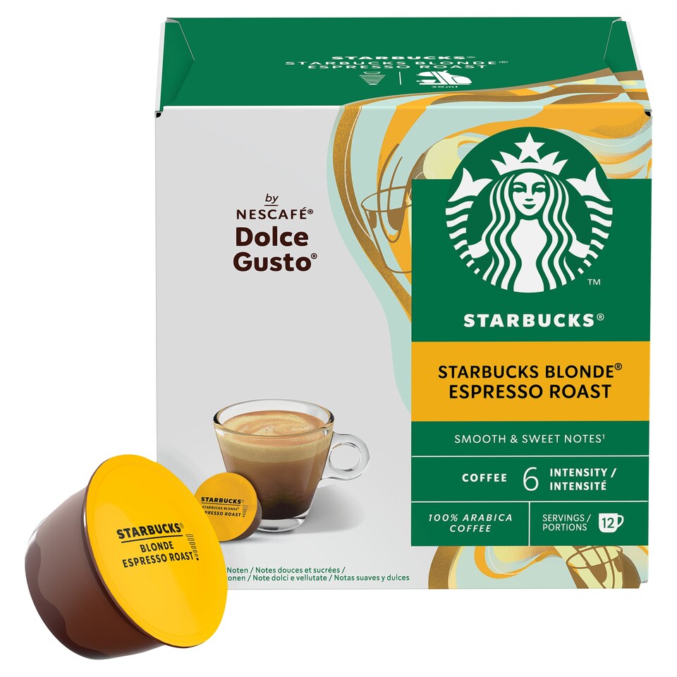 image 1 of Nescafe Dolce Gusto Starbucks Blonde Espresso 12 Capsules 66G