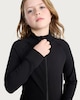image 1 of F&F Active Girls ULTRAMOVE Zip Up Jacket in Black