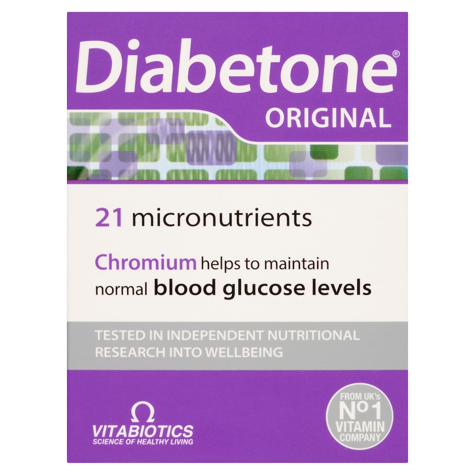 Vitabiotics Diabetone Original One-a-day Tablets 30s
