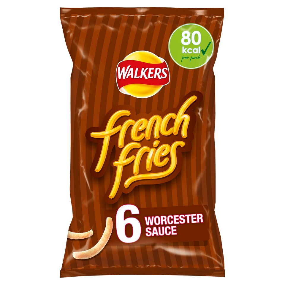 image 1 of Walkers French Fries Worcester Sauce 6X18g