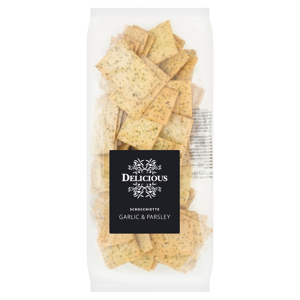 DELICIOUS SCROCCHIETTE GARLIC & PARSLEY 150g