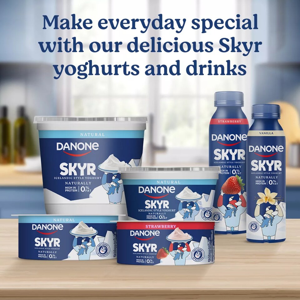 image 1 of Danone Skyr High Protein 0% Fat Natural Yoghurt 480g