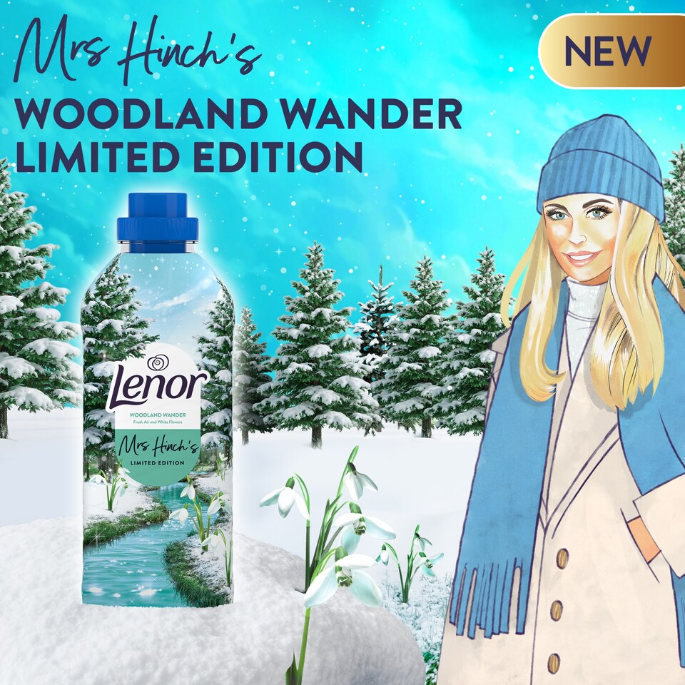 image 1 of Lenor limited Edition Woodland Wander Fresh Air & White Flowers 29 Washes 899ml