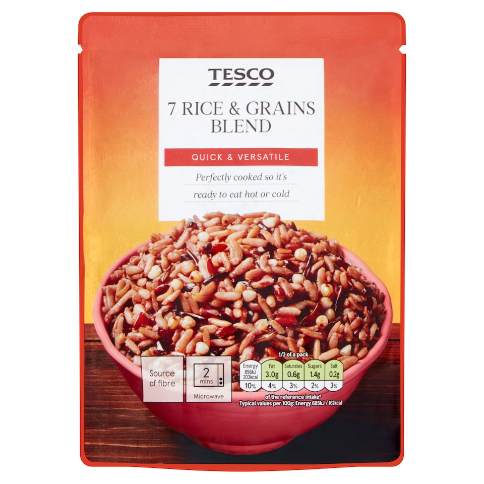 Tesco Blend Of 7 Rice And Grains 250G