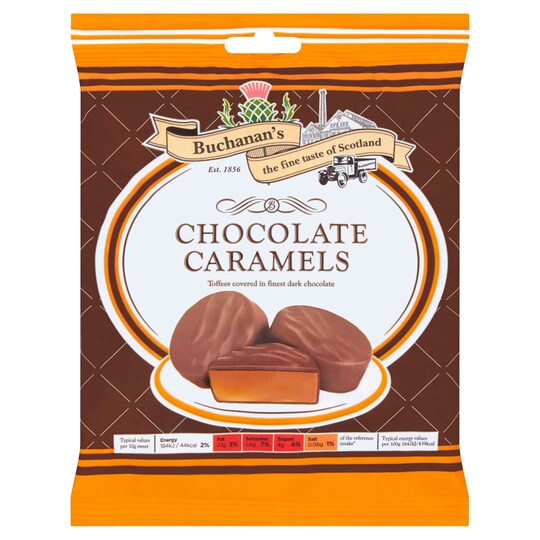 Buchanans Chocolate Caramels 150G Tesco Groceries