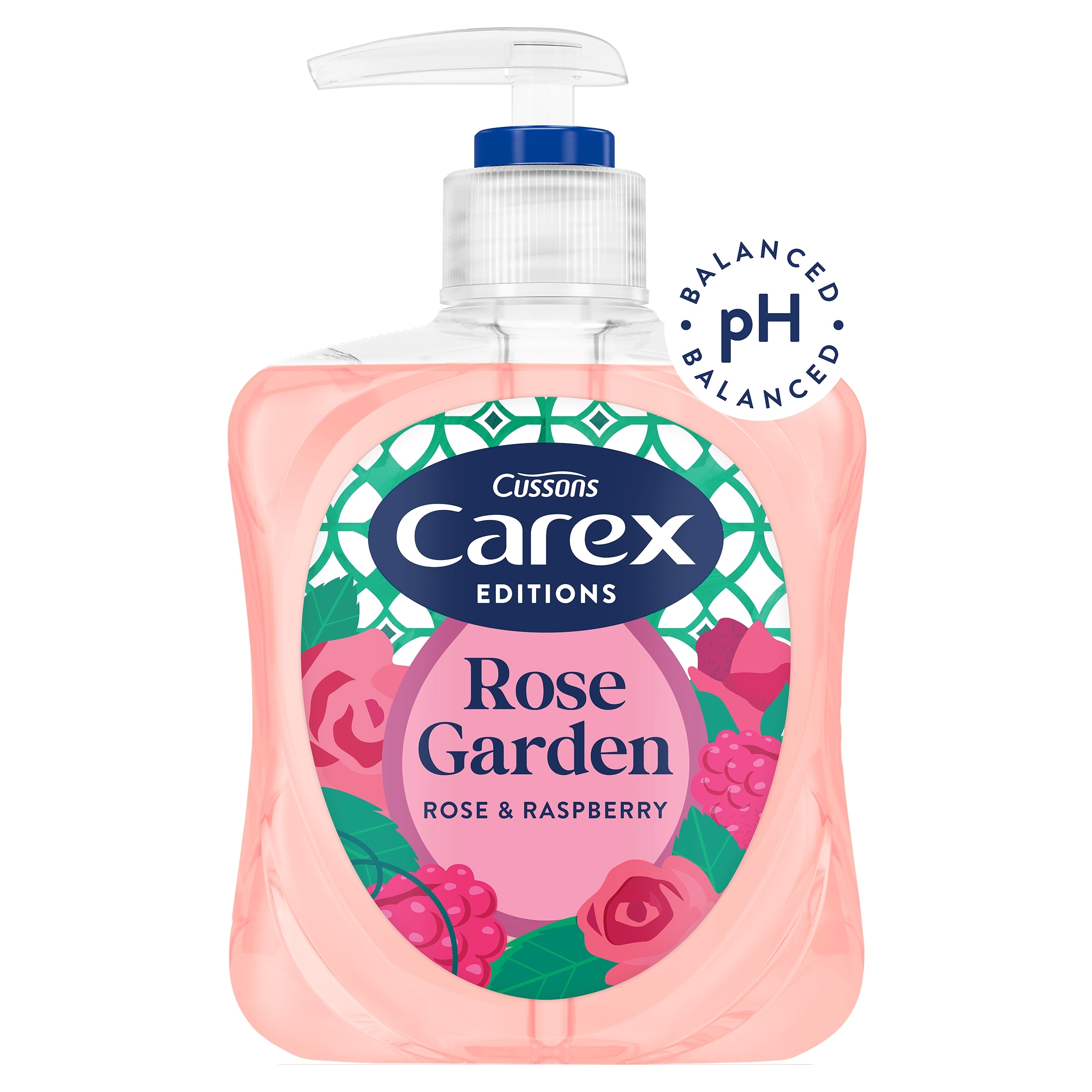 CAREX EDITIONS ROSE GARDEN & RASPBERRY HANDWASH 250ML - Tesco