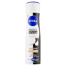 Nivea Black & White Invisible Silky Smooth Antiperspirant Spray 150ml