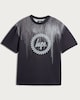 image 4 of Hype Pure Cotton Drip Logo T-Shirt in Blue