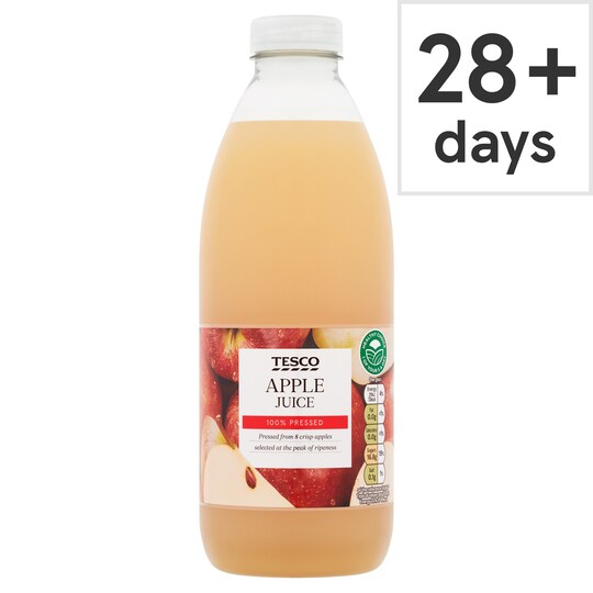 Tesco Pressed Apple Juice Not From Concentrate 1 Litre Tesco Groceries