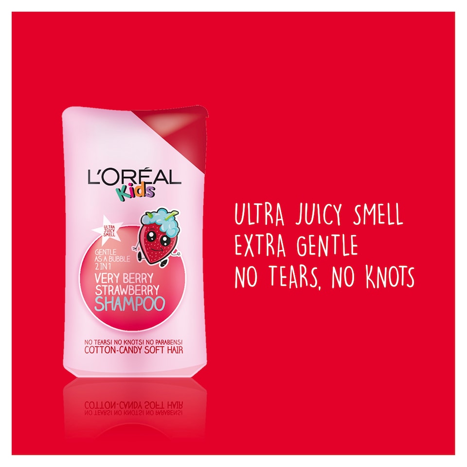 image 1 of L'Oreal Kids Berry Strawberry Shampoo 250ml