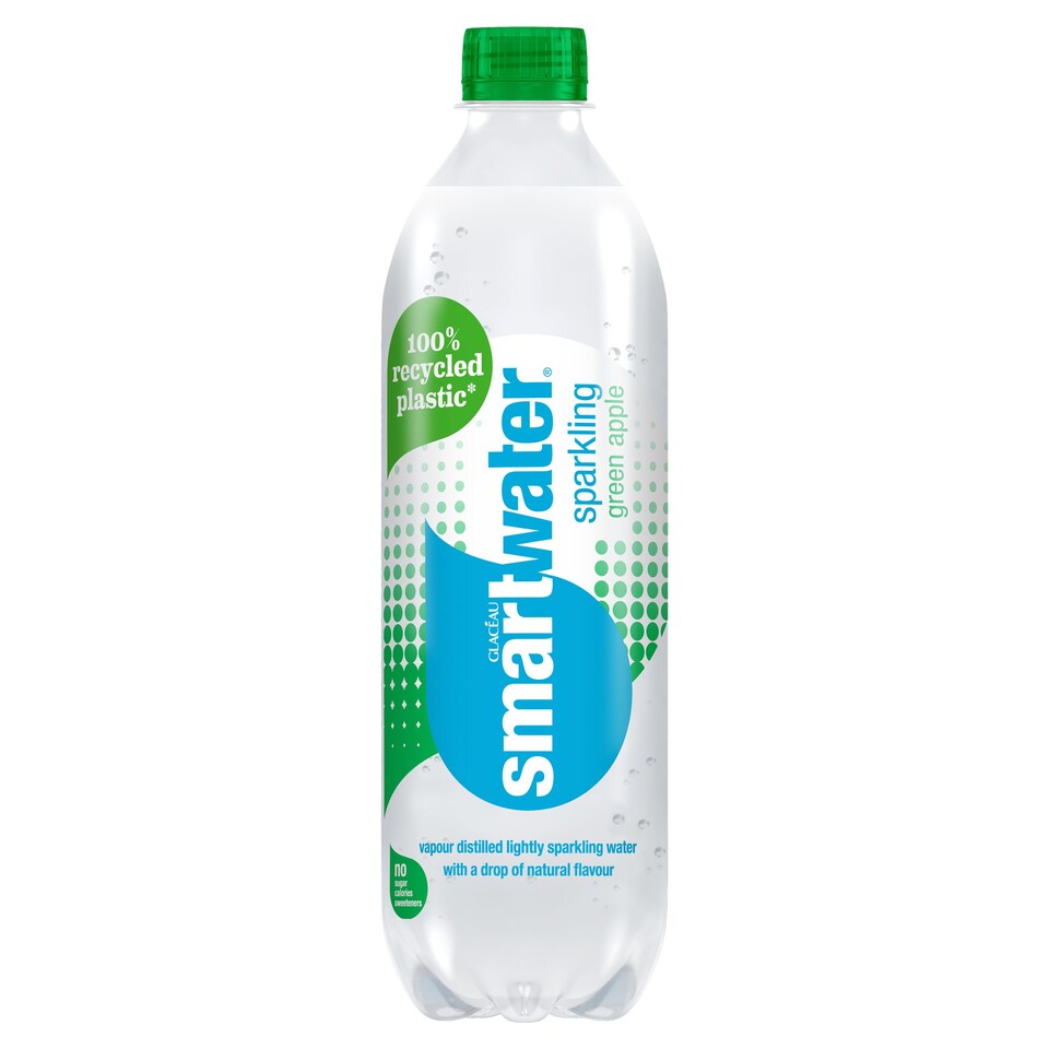 image 1 of Glaceau Smart Water Sparkling Grn Apple 600ml