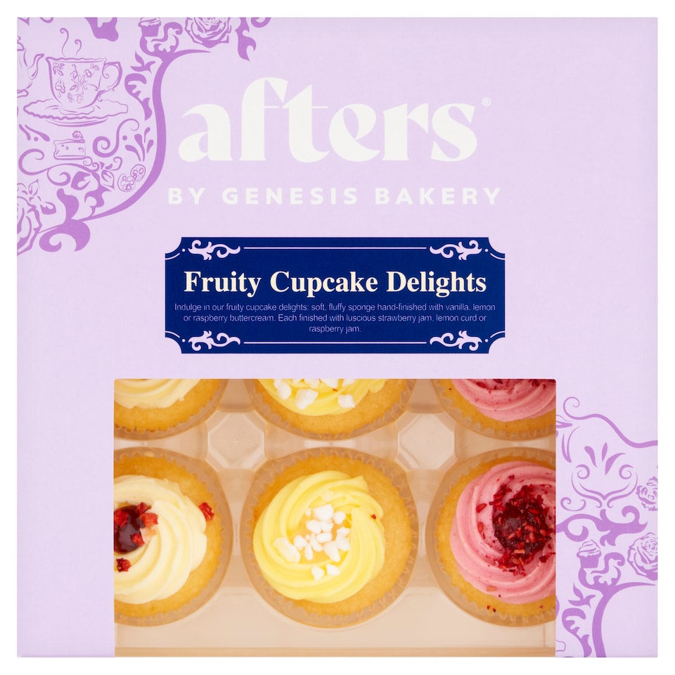 Genesis Afters Mini Fruity Cupcake Delights 9 Pack