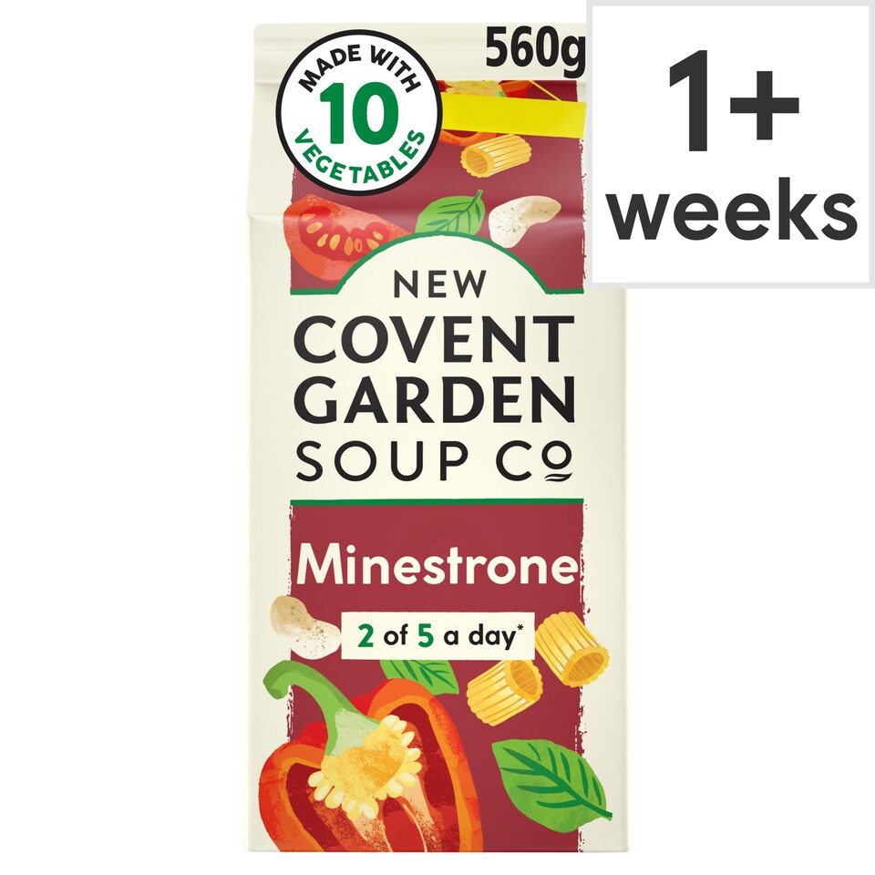 image 1 of New Covent Garden Minestrone Soup (Made with 10 Vegetables) 560g