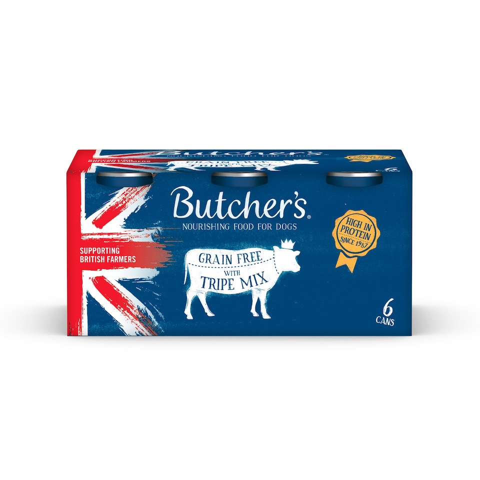 image 1 of Butcher's Tripe Dog Food Tins 6X400g