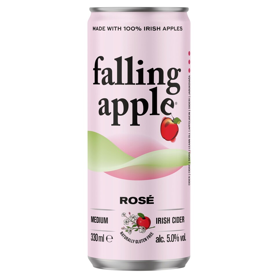 Falling Apple Rose Medium Sweet Irish Cider 330ml