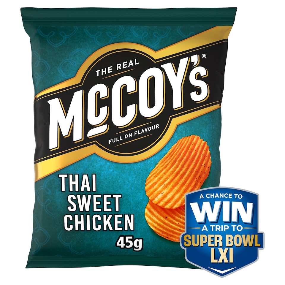 image 1 of Mccoy's Thai Sweet Chicken Grab Bag Crisps 45G