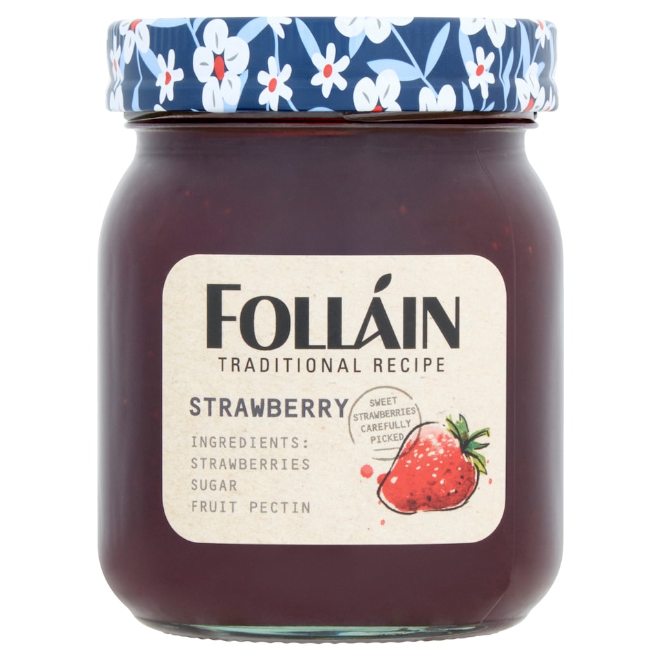 Follain Traditional Recipe Strawberry Jam 370G
