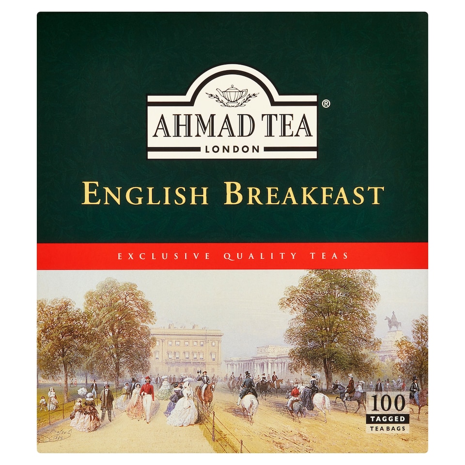 Obrázek 1 pro produkt Ahmad Tea English Breakfast černý čaj 100 x 2g