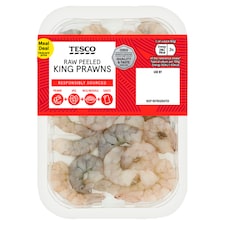 Tesco Raw King Prawns 165g