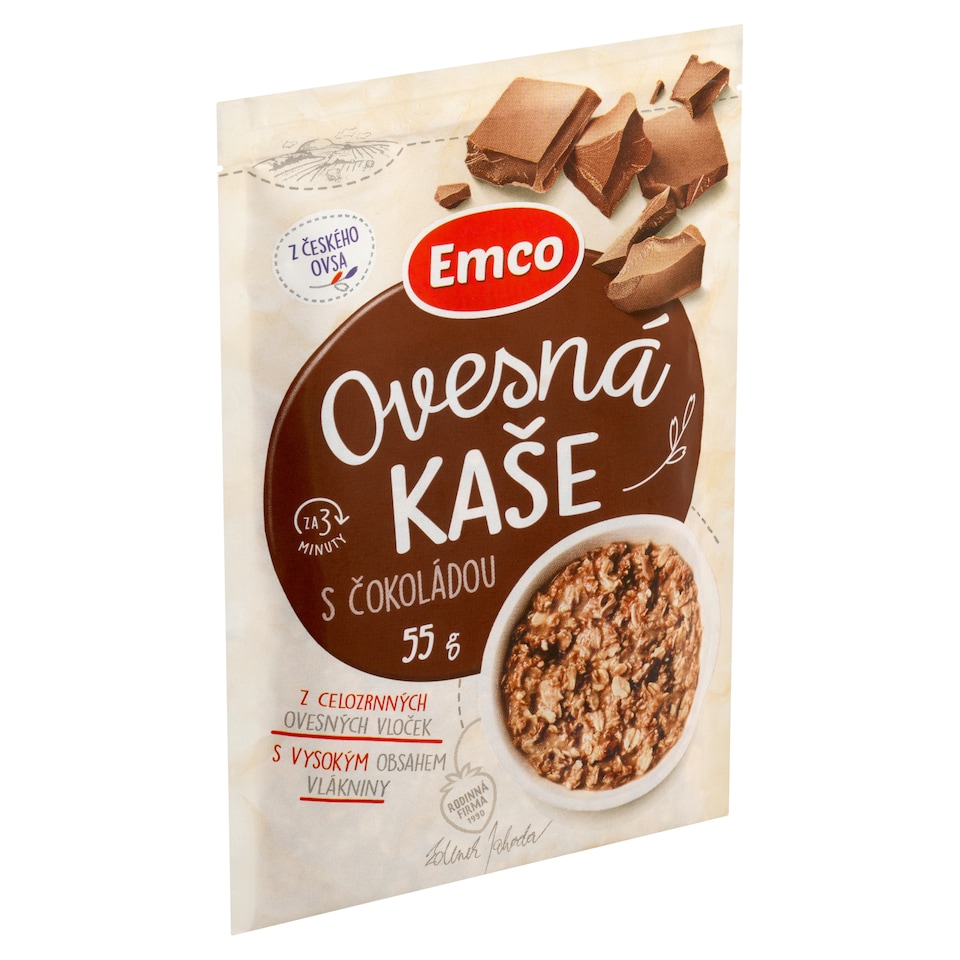 Obrázek 1 pro produkt Emco Ovesná kaše s čokoládou 55g
