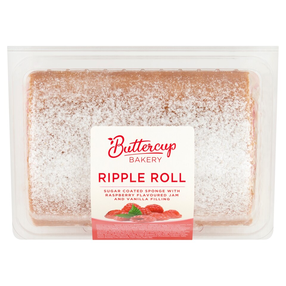 Buttercup Bakery Raspberry Ripple Roll 350G