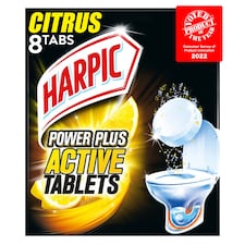 Harpic Power Plus Citrus Toilet Cleaner 8 Tablets