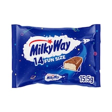 Milky Way 14 Fun Size Milk Chocolate  Bars 227g