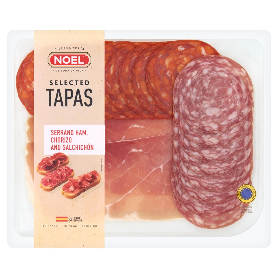 Noel Sliced Tapas Selection 120G