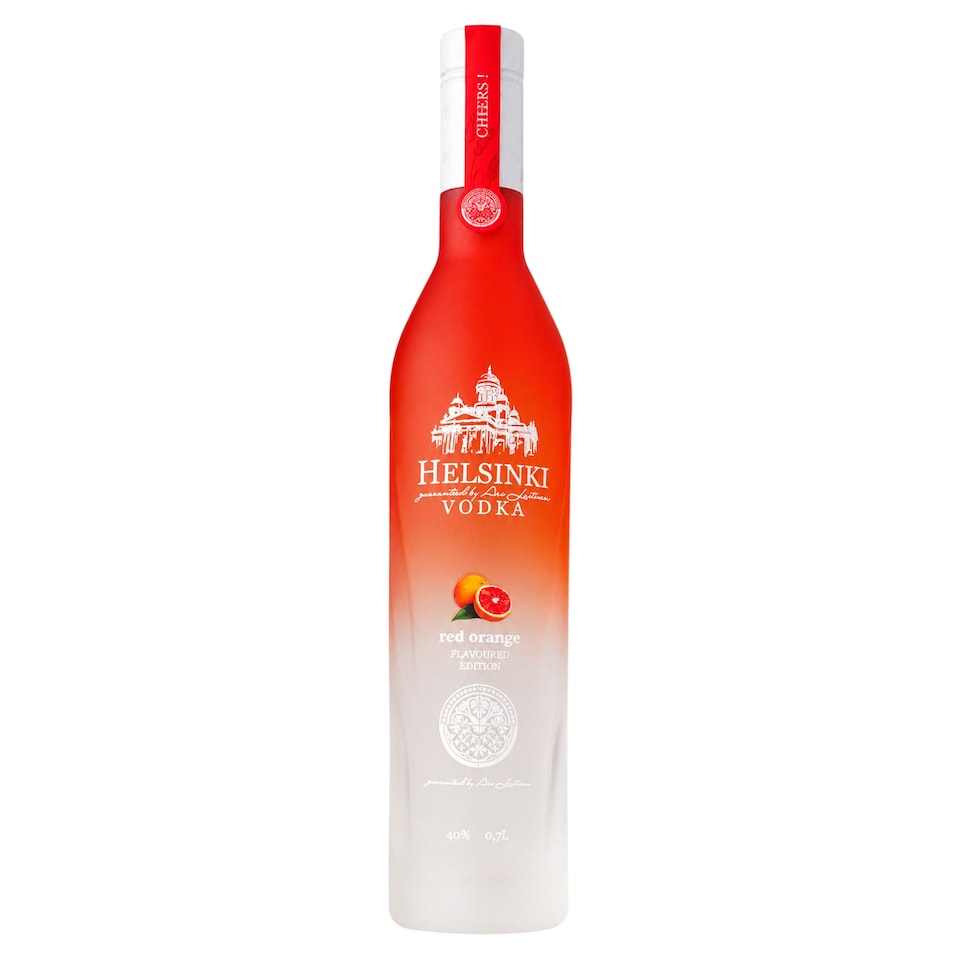 Helsinki Prémiová vodka s příchutí červený pomeranč 0,7l
