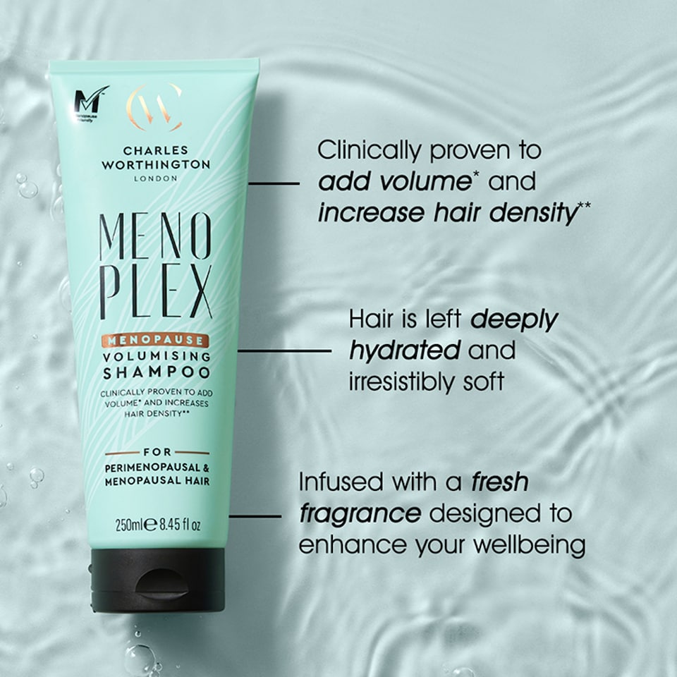 image 1 of Charles Worthington Menoplex Volumising Shampoo 250ml