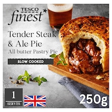 Tesco Finest Steak & Ale Pie 250G
