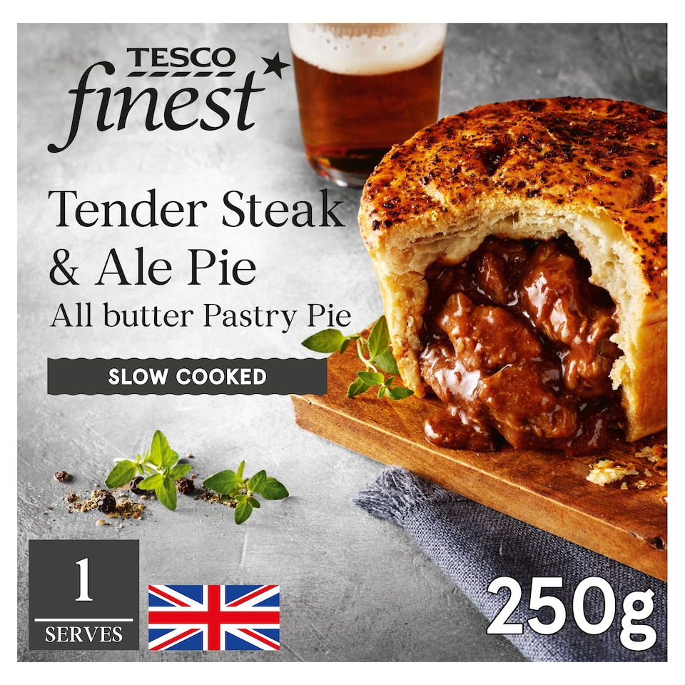 Tesco Finest Steak & Ale Pie 250G