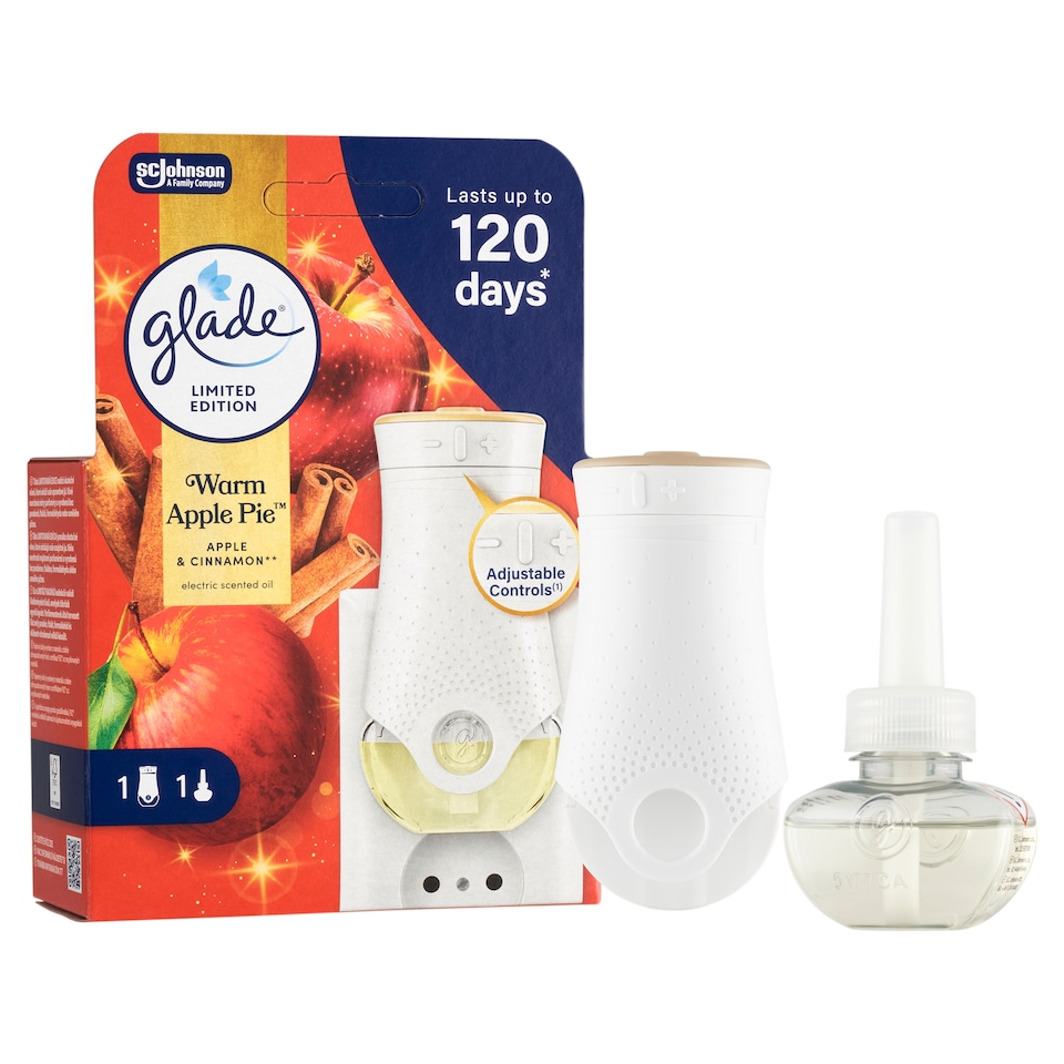 Obrázek 1 pro produkt Glade Warm Apple Pie elektrický tekutý osvěžovač vzduchu 20ml