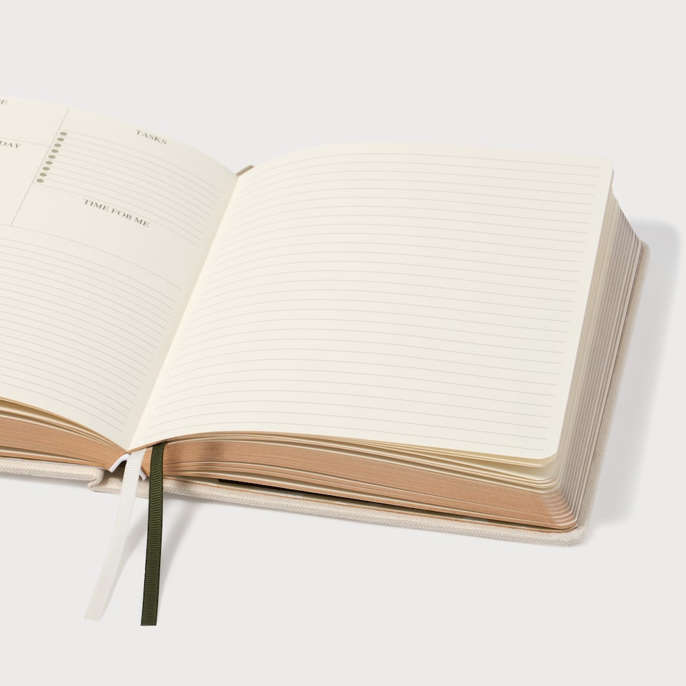 image 1 of Paperchase Full Bloom Notes & Thoughts A5 Casebound